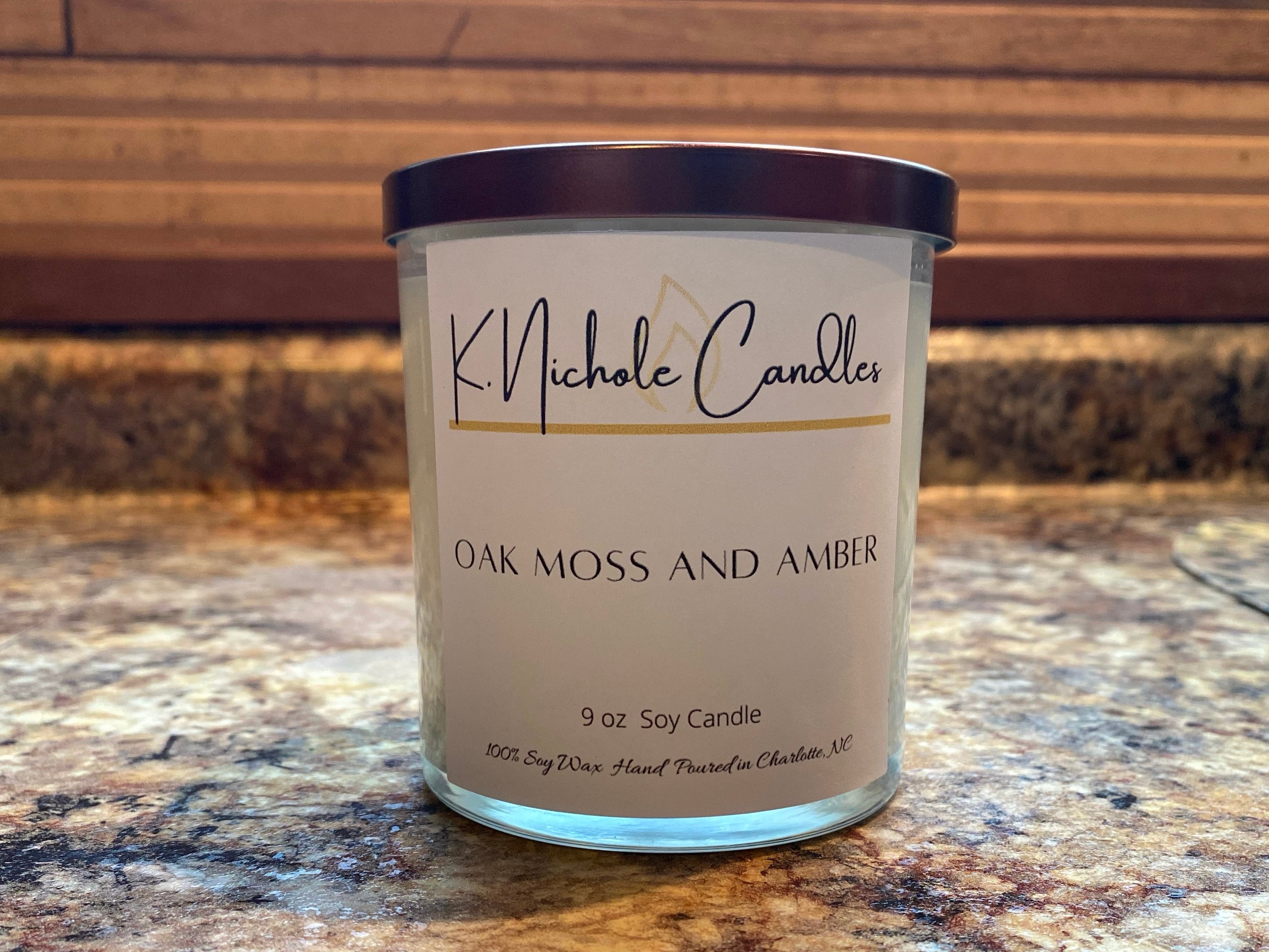 Oak Moss and Amber Candle